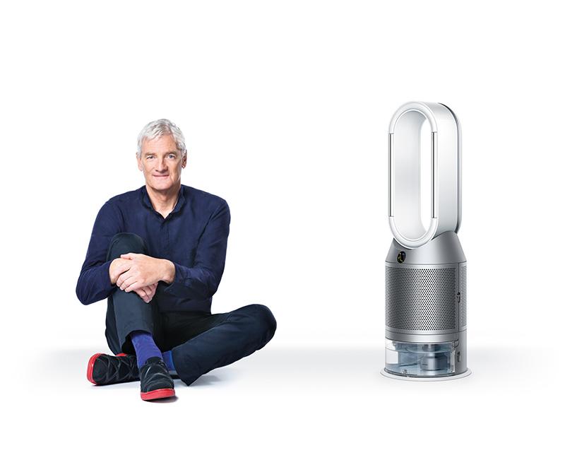 Dyson air purifier in an office.